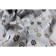 Подкладочная ткань Медальки